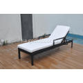 1pc patio rattan weaving მზის lounger დასვენება